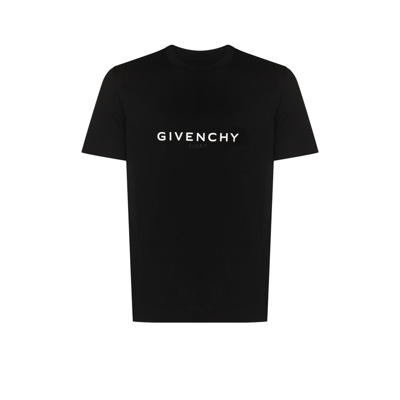 Givenchy (vip) Reverse Logo Print T-shirt In Black