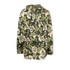 Kenzo Jungle Camo Floral-print Cotton-canvas Jacket In Green