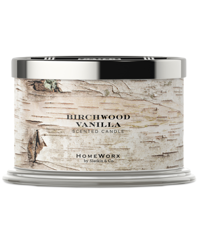 Homeworx By Slatkin & Co. Birchwood Vanilla Scented Candle, 18 Oz.