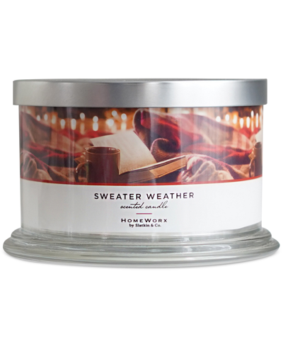 Homeworx By Slatkin & Co. Sweater Weather Holiday Scented Candle, 18 Oz.