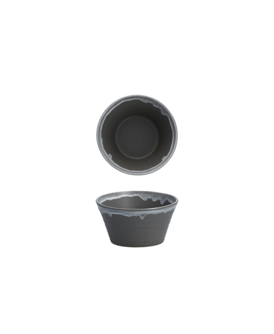 Fortessa Cloud Terre Etta Bowls, Set Of 4 In Charcoal