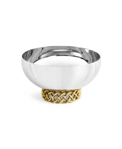 Michael Aram Medium Love Knot Bowl In Silver-tone