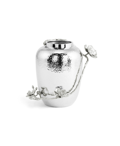 Michael Aram White Orchid Medium Vase In Silver