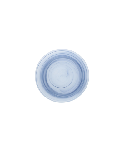 Fortessa La Jolla Glass Salad Plates, Set Of 4 In Ink Blue
