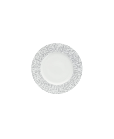 Fortessa Amanda Embossed Salad Plates, Set Of 4 In Gray