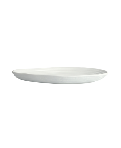 Fortessa Melamine Playa Blanca Platter In White