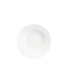 Fortessa Amanda White Embossed Rim Soup Plates, Set Of 4 In White