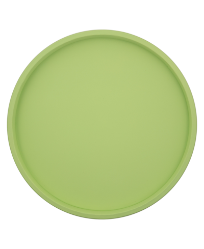 Kraftware Fun Colors 14" Round Serving Tray In Light Green