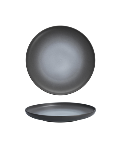 Fortessa N1 Hugo  Cloud Terre 4-piece Small Coupe Plate Set In Charcoal
