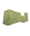 Home Weavers Waterford 3-pc. Bath Rug Set In Sage