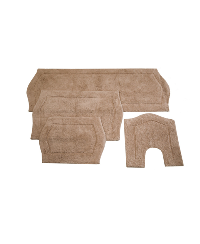 Home Weavers Waterford 4-pc. Bath Rug Set In Linen
