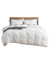 NESTL BEDDING BEDDING TUFTED EMBROIDERY DOUBLE BRUSHED 3 PIECE DUVET COVER SET, FULL/QUEEN