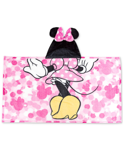 Disney Minnie Hooded Throw Bedding In Multi