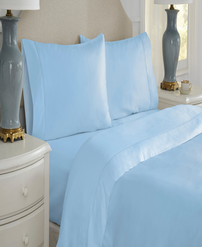Pointehaven 800 Thread Count Pillowcase Pair, Standard In Blue
