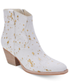 Dolce Vita Silma Bootie In Gold Multi Calf Hair