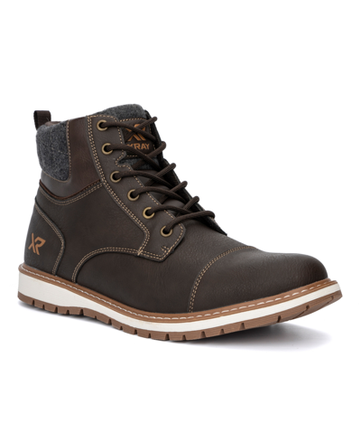 X-ray Men's Roman Lace-up Boots In Brown