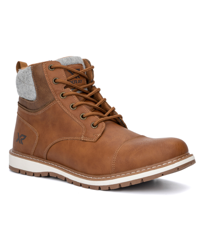 X-ray Men's Roman Lace-up Boots In Cognac