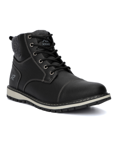 X-ray Men's Roman Lace-up Boots In Black