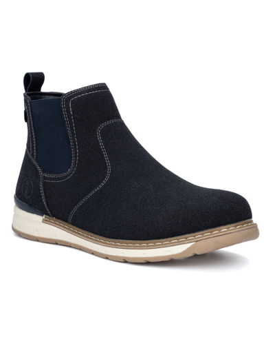 Reserved Footwear Men's Ewan Chelsea Boots In Navy