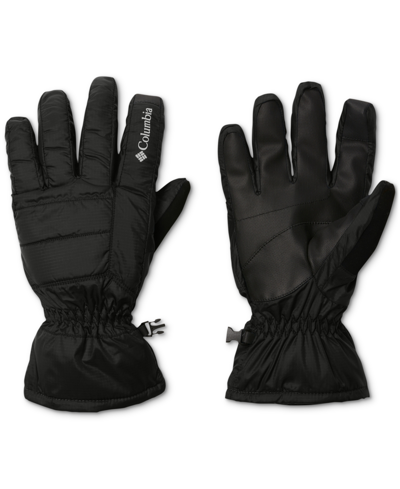 Columbia Men's Blizzard Ridge Logo Gloves In Black