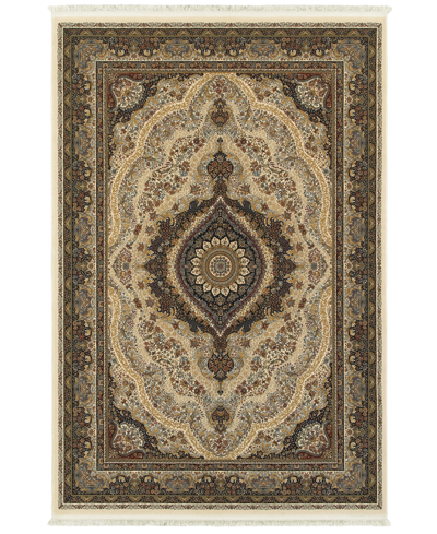 JHB DESIGN MASTERPIECE CAV IVORY 6'7" X 9'6" AREA RUG