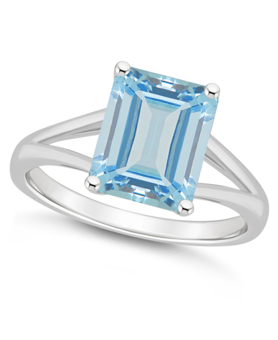 Macy's Women's Sky Blue Topaz (4-1/4 Ct.t.w.) Ring In Sterling Silver