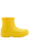 Ugg Drizlita Genuine Shearling Lined Rain Boot In Yellow