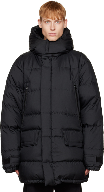 Dries Van Noten Black Vadley Down Jacket In 900 Black