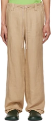 JACQUEMUS OFF-WHITE LE PAPIER 'LE PANTALON TAIOLO' TROUSERS