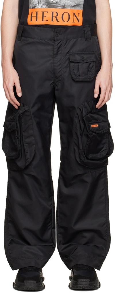 Heron Preston Ex-ray Nylon Cargo Pants In Black