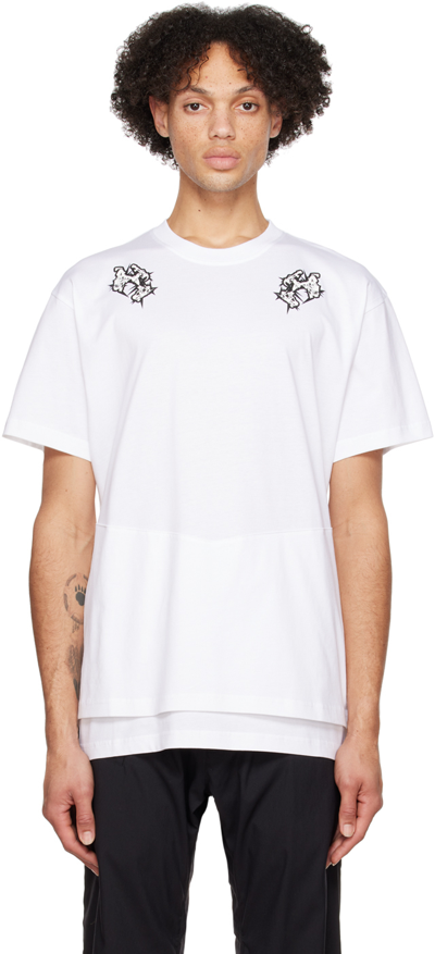 Acronym White Layered T-shirt