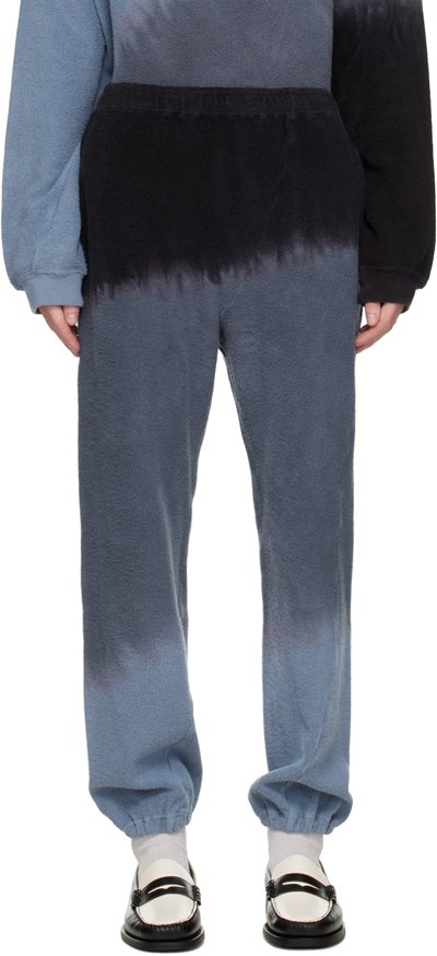 Noma T.d. Blue Drawstring Lounge Pants In Gray