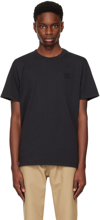 MAISON KITSUNÉ BLACK PROFILE FOX T-SHIRT