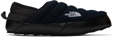 The North Face Blue & Black Thermoball Traction V Denali Mules In 7v5 Folk Blue/tnf Bl