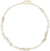 COMPLETEDWORKS GOLD PEARL GLITCH NECKLACE
