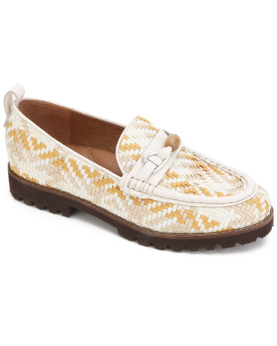 Gentle Souls By Kenneth Cole Eugene Beaded Bit-trim Loafers Women's Shoes In Nocolor