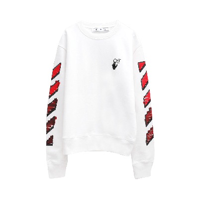 Pre-owned Off-white Marker Arrows Crewneck Sweatshirt 'white'