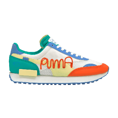 Pre-owned Puma Mr. Doodle X Future Rider ' Wordmark Embroidery' In Multi-color