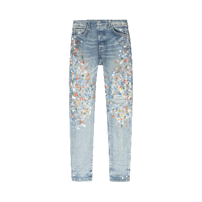 Pre-owned Amiri Skinny Painter Jean 'clay Indigo' In Blue