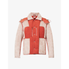 Craig Green Reversible Fluffy Hooded Jacket In Red/pink