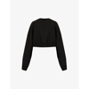 Wardrobe.nyc X Hailey Bieber Oversize Track Sweatshirt In Black