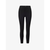 Wardrobe.nyc Fitted Slim-leg High-rise Stretch-woven Leggings In Black