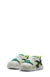 Nike Kids' Huarache Run Sneaker In Phantom/volt/bright Spruce