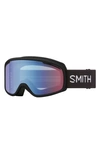 Smith Vogue 154mm Snow Goggles In Black / Blue Sensor Mirror