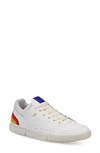 On The Roger Centre Court Tennis Sneaker In White & Mustard