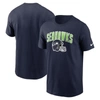 Nike Men's Team Athletic (nfl Seattle Seahawks) T-shirt In Navy