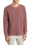 Rails Wade Long Sleeve Thermal T-shirt In Brick