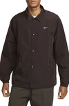 Nike Men's  Sportswear Authentics Coaches Jacket In Brown