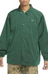 Nike Men's  Sportswear Authentics Coaches Jacket In Green