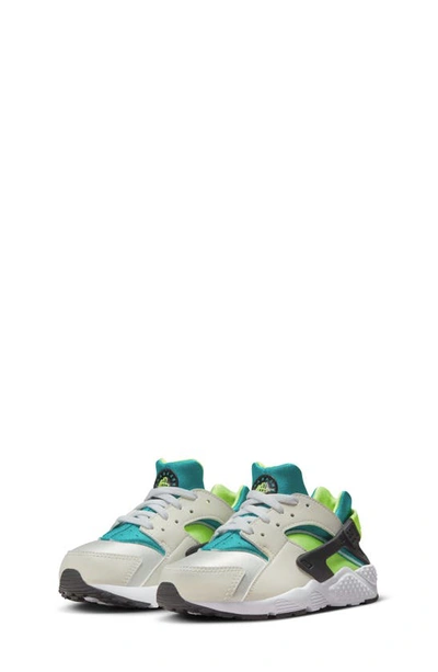 Nike Kids' Air Huarache Sneaker In Phantom/ Spruce/ Black/ Volt